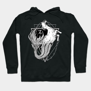 Mermaid goat / Capricorn Hoodie